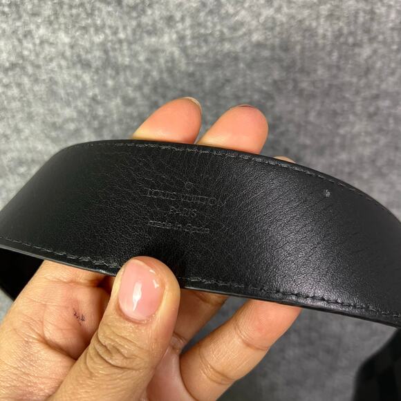 Louis Vuitton LV Initiales Belt - Black M9808 Made in Spain - Picture 8 of 9